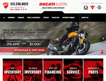 Tablet Screenshot of motoaustin.com
